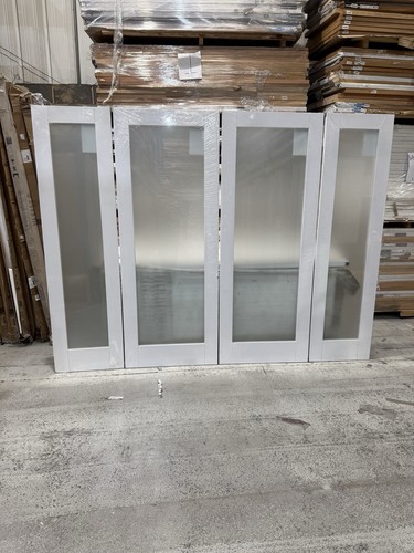 White p10 frosted glass - white,