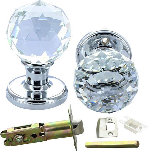 Crystal glass mortice - glass, door