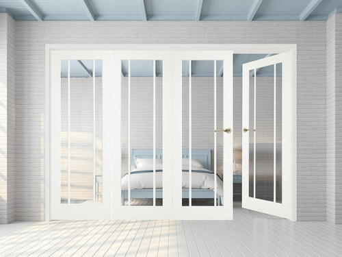 Internal white bifold - , doors