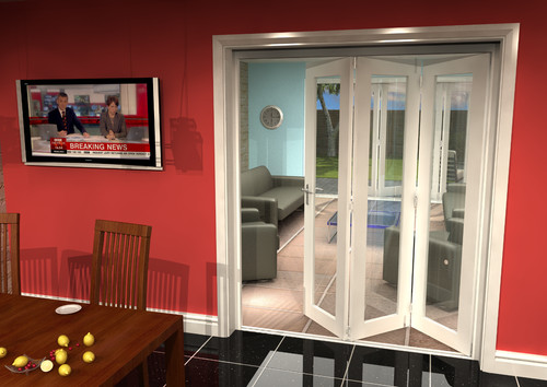Internal bifold doors white - doors,