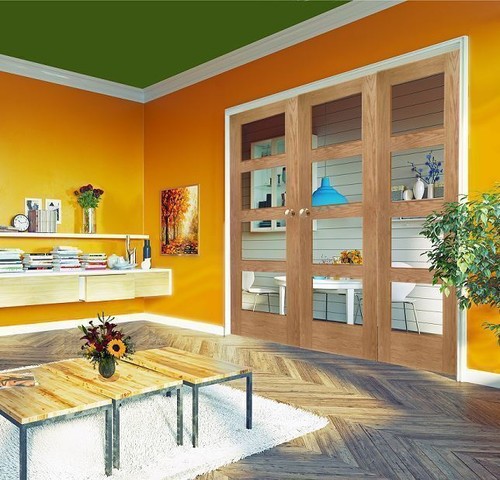 Oak shaker internal - shaker, bifold