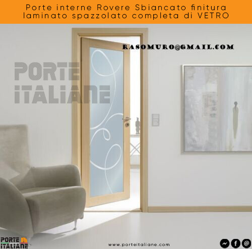 Internal doors with satin - internal,