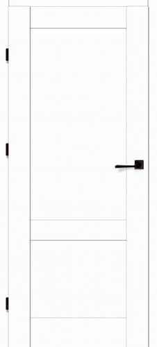 Internal door set with - door,